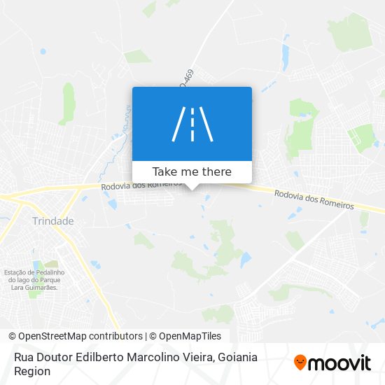 Mapa Rua Doutor Edilberto Marcolino Vieira