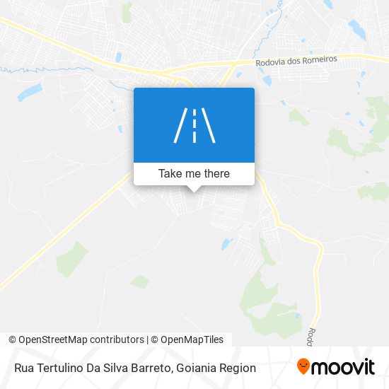 Mapa Rua Tertulino Da Silva Barreto