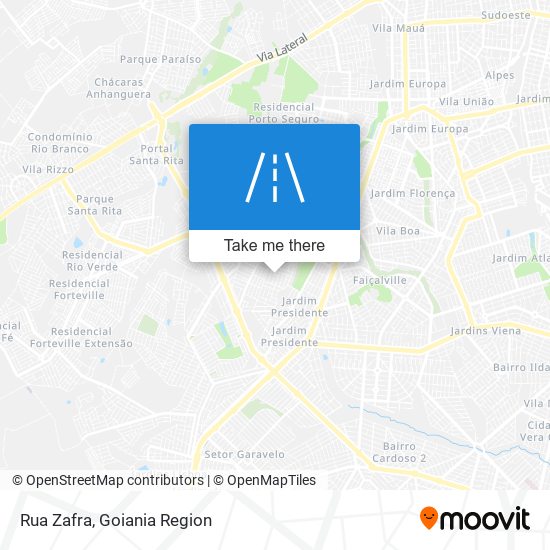 Rua Zafra map