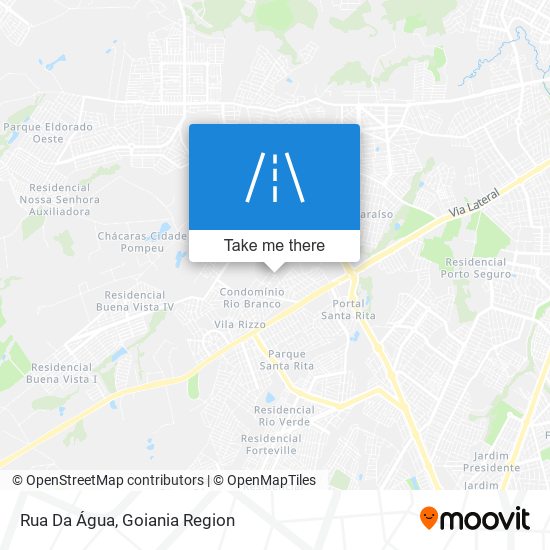 Mapa Rua Da Água