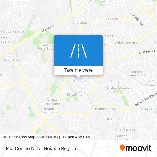 Rua Coelho Neto map