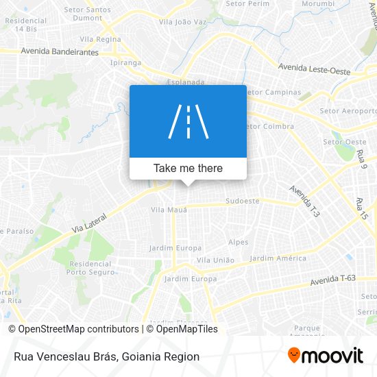 Rua Venceslau Brás map