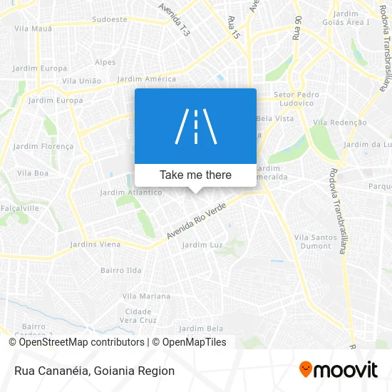 Rua Cananéia map