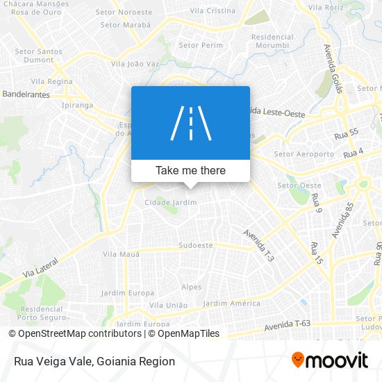 Mapa Rua Veiga Vale