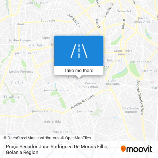 Mapa Praça Senador José Rodrigues De Morais Filho