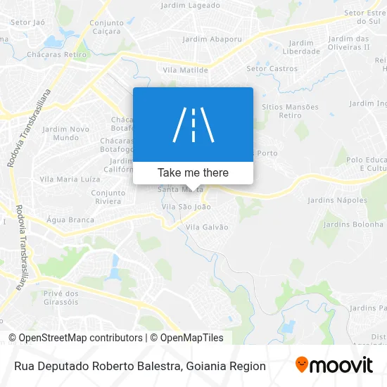 Rua Deputado Roberto Balestra map