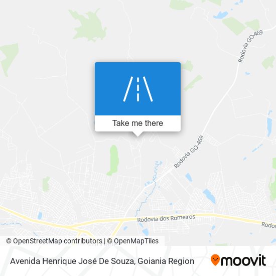 Mapa Avenida Henrique José De Souza