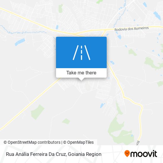 Mapa Rua Anália Ferreira Da Cruz