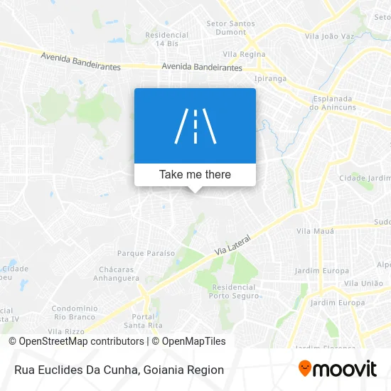 Rua Euclides Da Cunha map