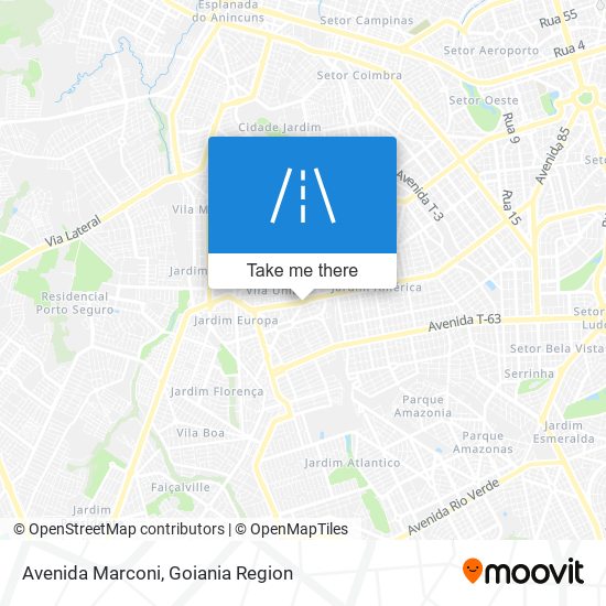 Mapa Avenida Marconi