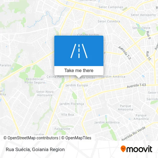 Rua Suécia map