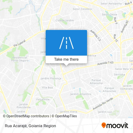 Rua Acarajé map