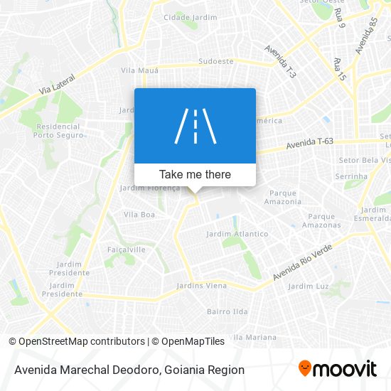 Mapa Avenida Marechal Deodoro