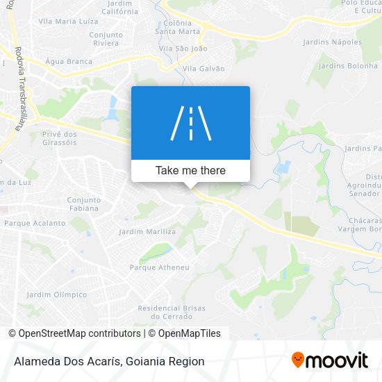Alameda Dos Acarís map