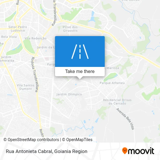 Rua Antonieta Cabral map