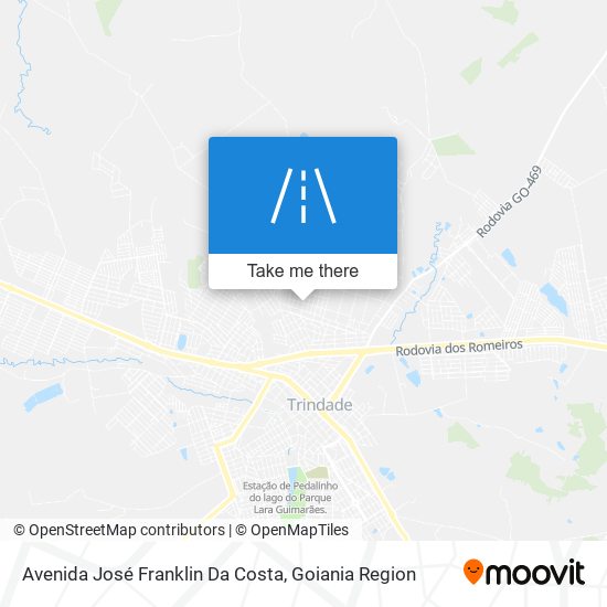 Mapa Avenida José Franklin Da Costa