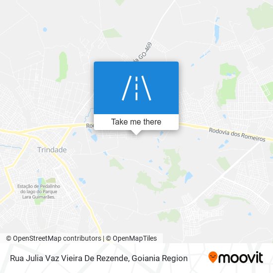 Mapa Rua Julia Vaz Vieira De Rezende