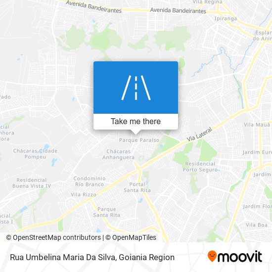 Mapa Rua Umbelina Maria Da Silva