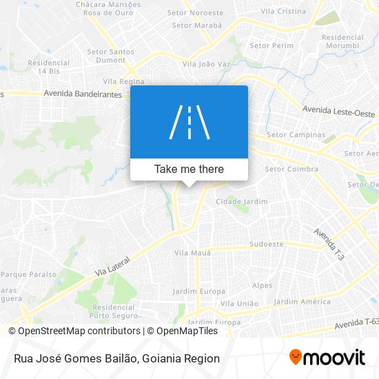 Rua José Gomes Bailão map