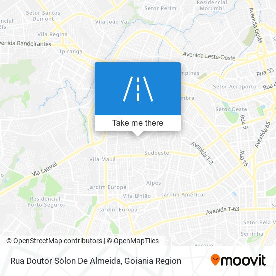 Rua Doutor Sólon De Almeida map