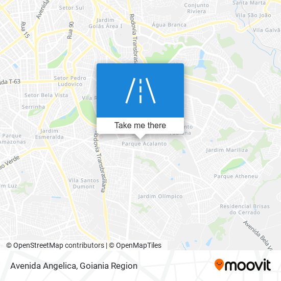Avenida Angelica map
