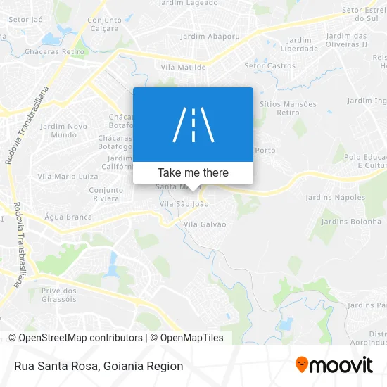 Rua Santa Rosa map
