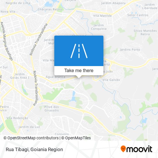 Rua Tibagi map