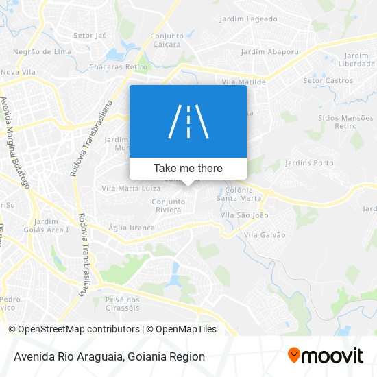 Mapa Avenida Rio Araguaia