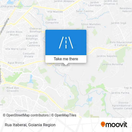 Rua Itaberai map