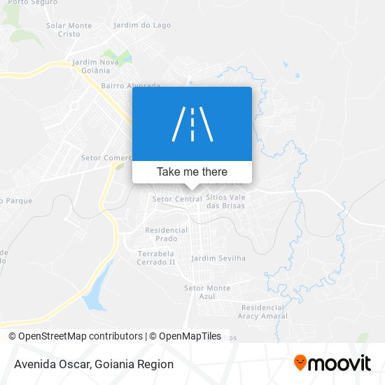 Avenida Oscar map