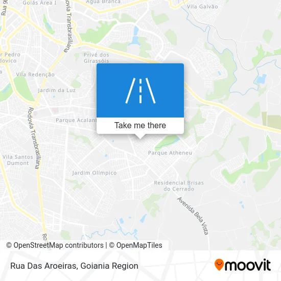 Rua Das Aroeiras map