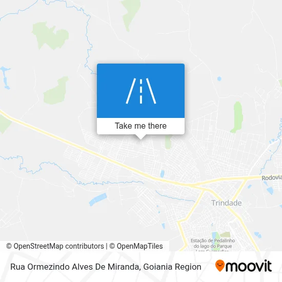 Rua Ormezindo Alves De Miranda map