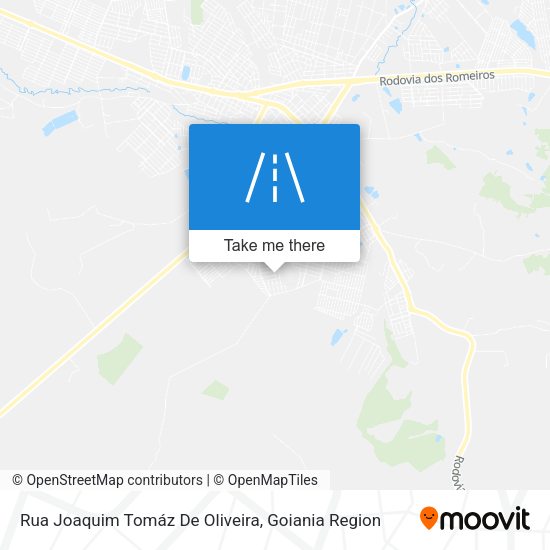 Rua Joaquim Tomáz De Oliveira map