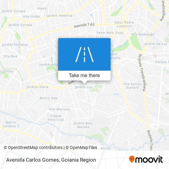 Avenida Carlos Gomes map