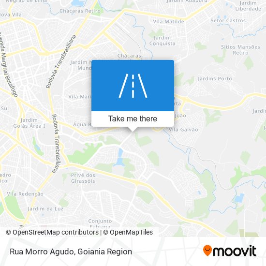 Rua Morro Agudo map