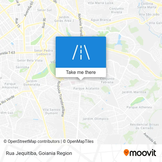Rua Jequitiba map