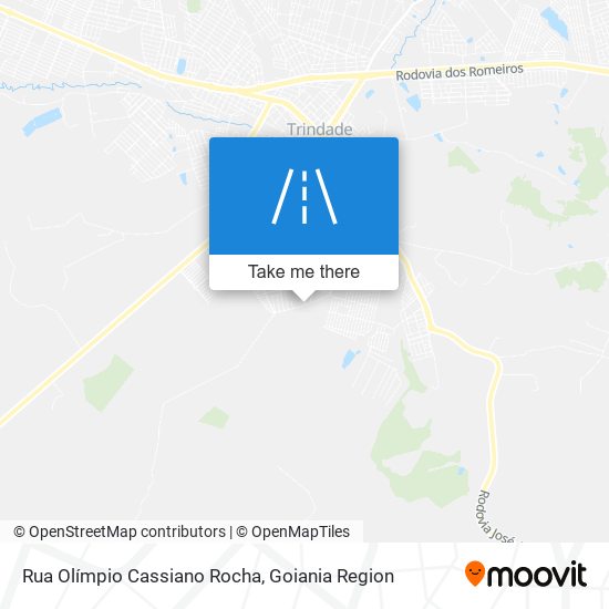 Mapa Rua Olímpio Cassiano Rocha