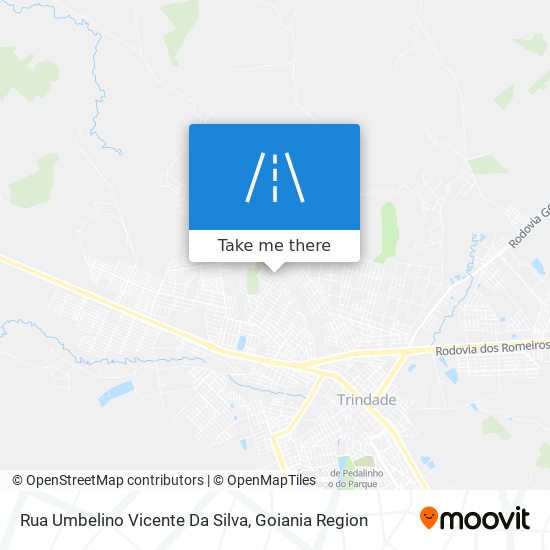 Mapa Rua Umbelino Vicente Da Silva