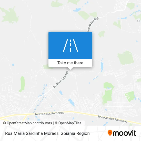 Rua Maria Sardinha Moraes map