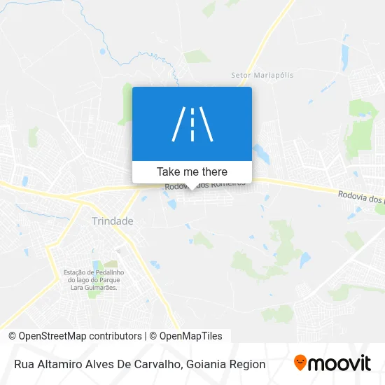 Rua Altamiro Alves De Carvalho map