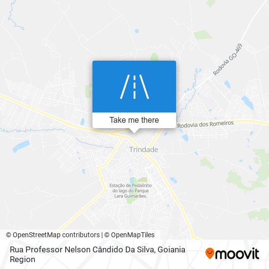 Mapa Rua Professor Nelson Cândido Da Silva