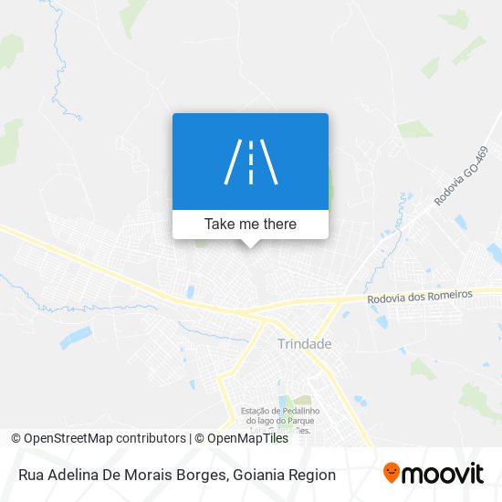 Rua Adelina De Morais Borges map