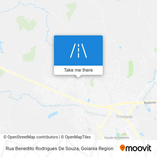 Rua Benedito Rodrigues De Souza map