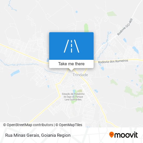 Mapa Rua Minas Gerais