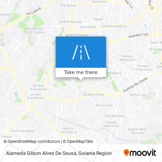 Alameda Gilson Alves De Sousa map