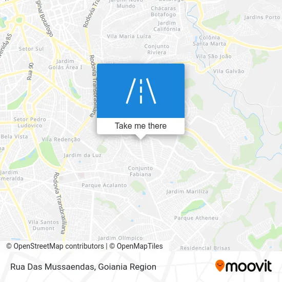Rua Das Mussaendas map