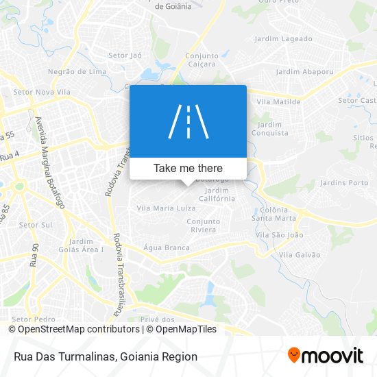 Rua Das Turmalinas map