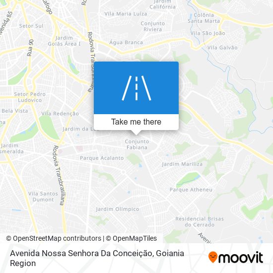 Mapa Avenida Nossa Senhora Da Conceição