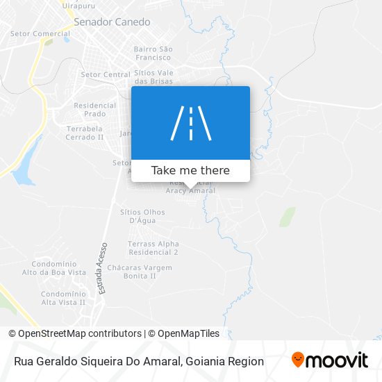 Rua Geraldo Siqueira Do Amaral map