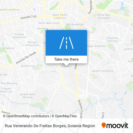 Rua Venerando De Freitas Borges map